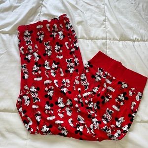 disney mickey and minnie pajama pants